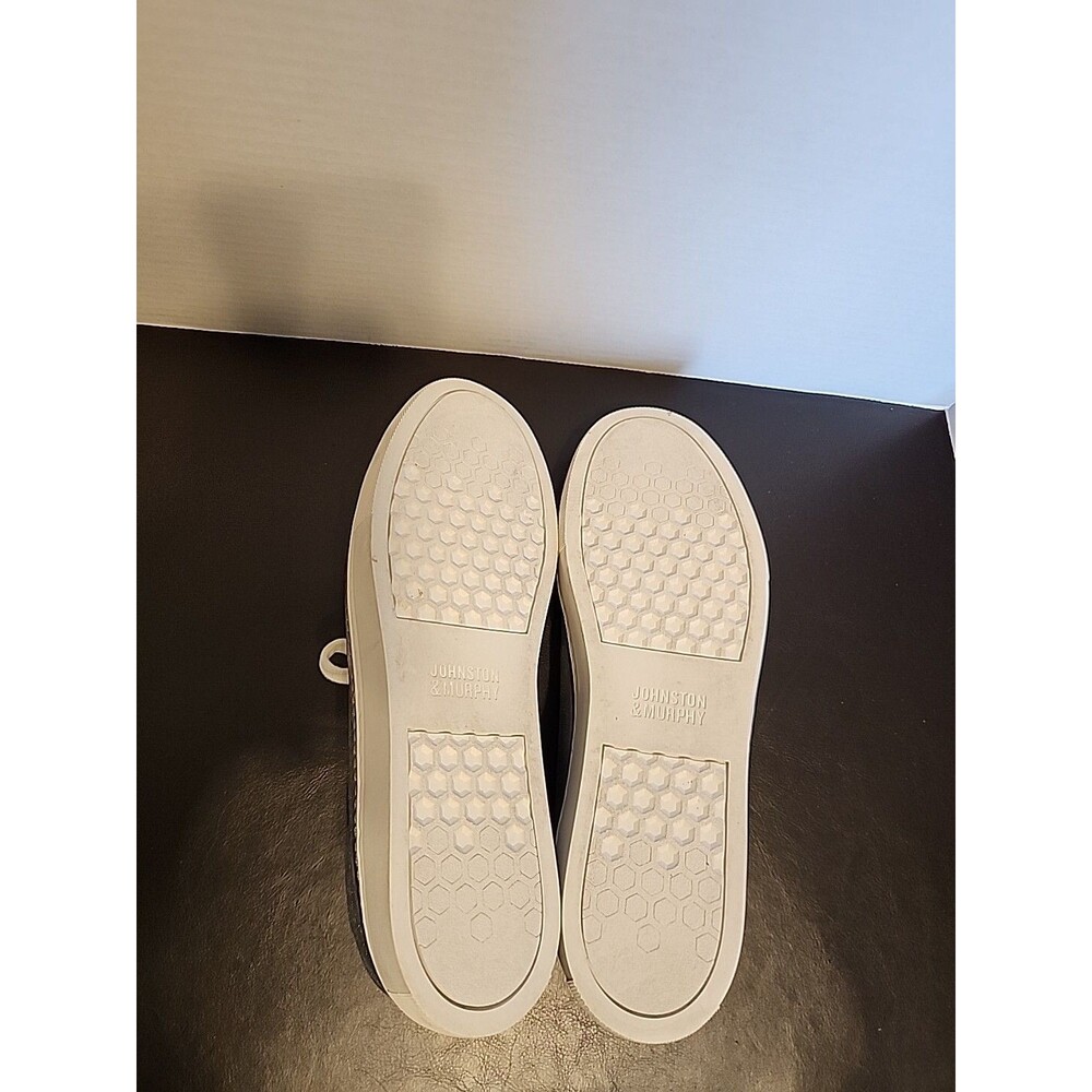 Johnston & Murphy Callie Lace To Toe Women's Sz10m Silver Metallic Sheepskin - Picture 8 of 10